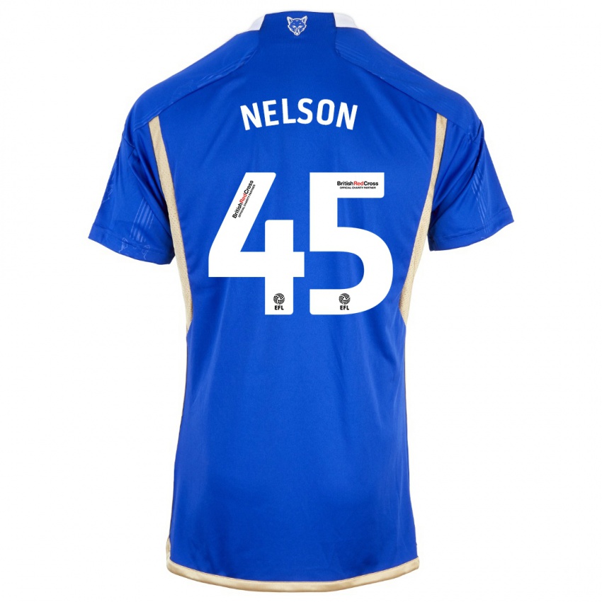 Niño Camiseta Ben Nelson #45 Azul 1ª Equipación 2023/24 La Camisa Perú