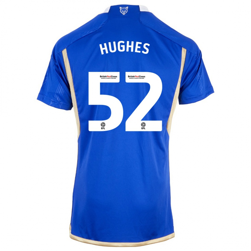 Niño Camiseta Iestyn Hughes #52 Azul 1ª Equipación 2023/24 La Camisa Perú