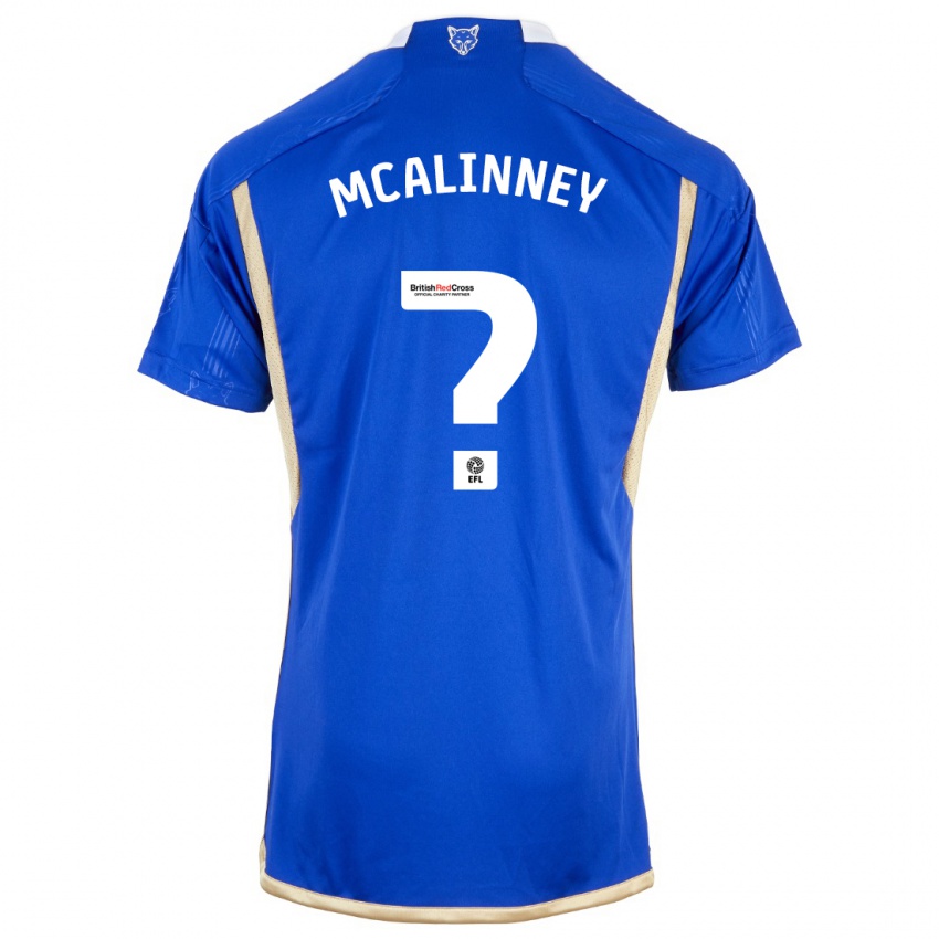 Niño Camiseta Liam Mcalinney #0 Azul 1ª Equipación 2023/24 La Camisa Perú