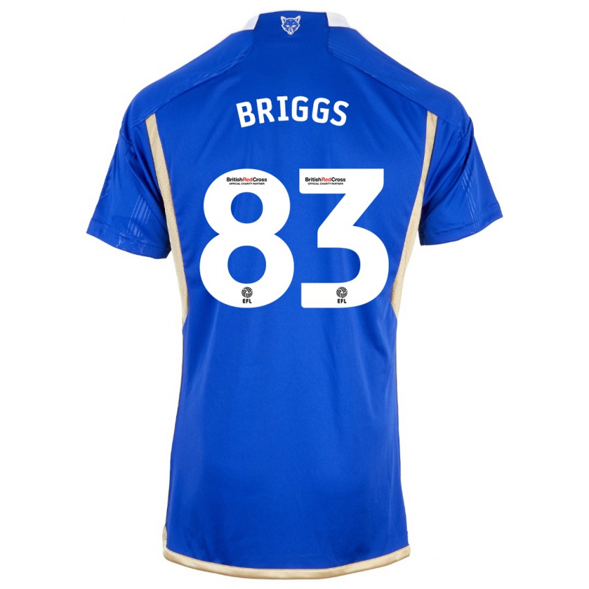 Niño Camiseta Logan Briggs #83 Azul 1ª Equipación 2023/24 La Camisa Perú