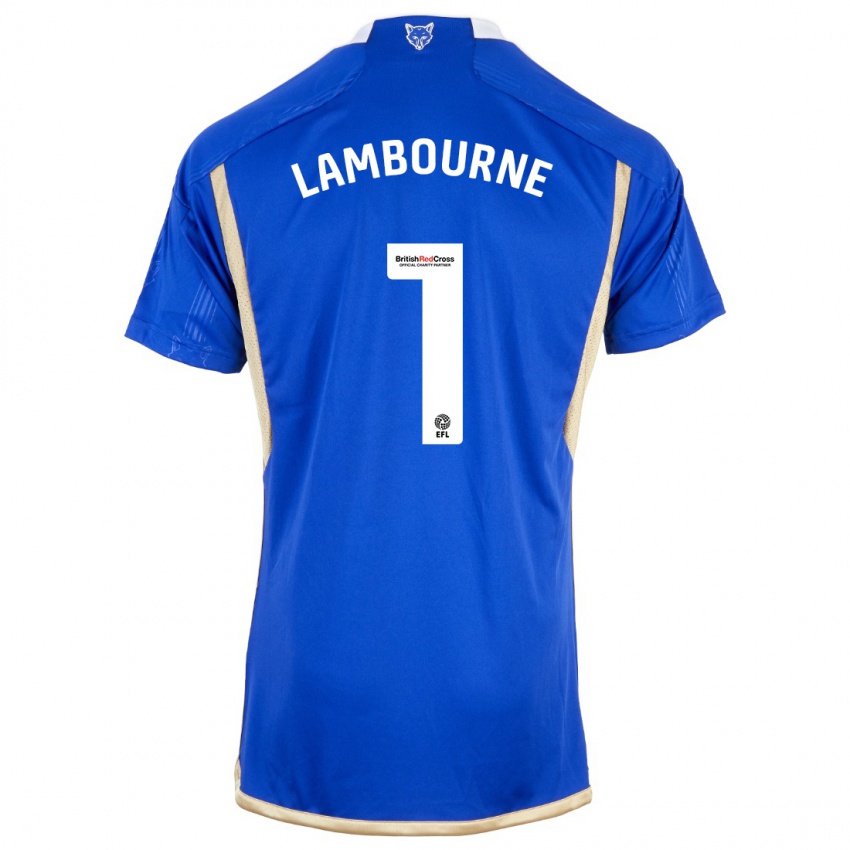 Niño Camiseta Demi Lambourne #1 Azul 1ª Equipación 2023/24 La Camisa Perú