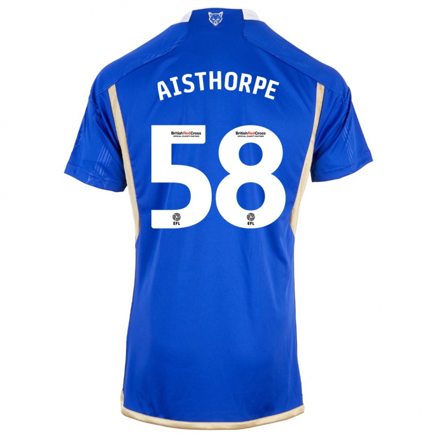 Niño Camiseta Bailey Aisthorpe #58 Azul 1ª Equipación 2023/24 La Camisa Perú