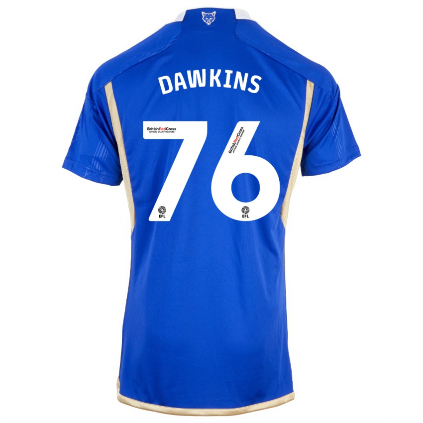 Niño Camiseta Kartell Dawkins #76 Azul 1ª Equipación 2023/24 La Camisa Perú