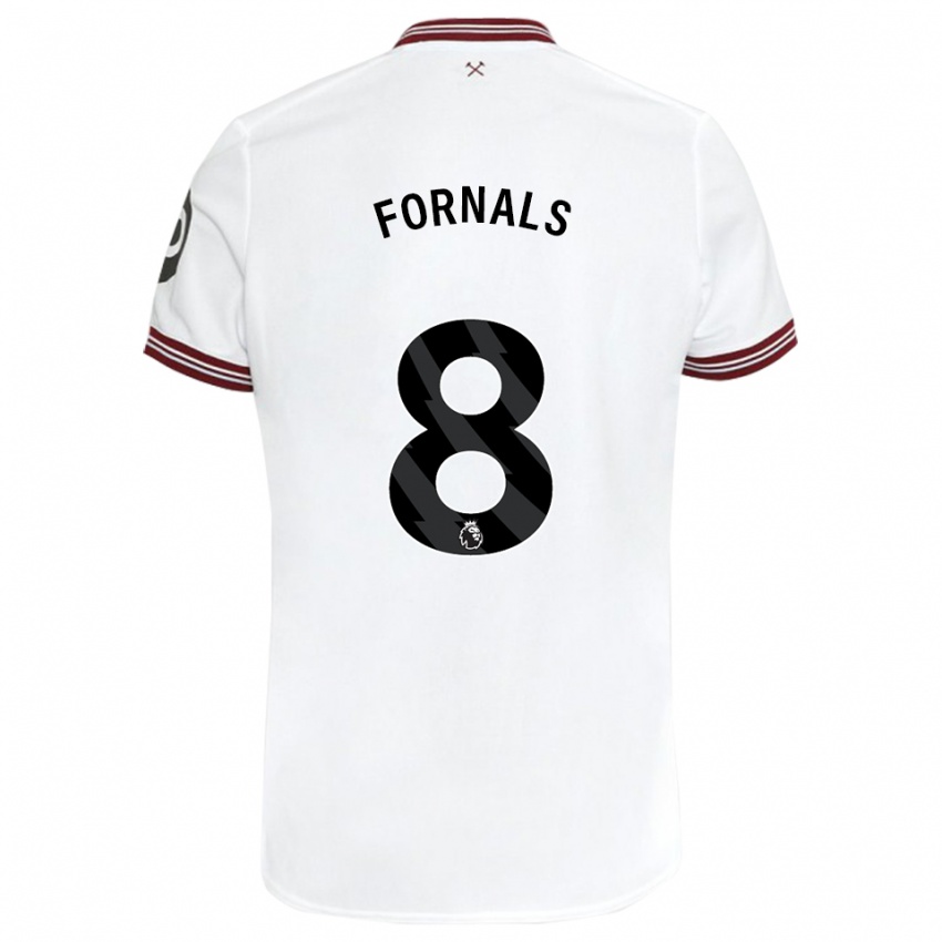 Niño Camiseta Pablo Fornals #8 Blanco 2ª Equipación 2023/24 La Camisa Perú