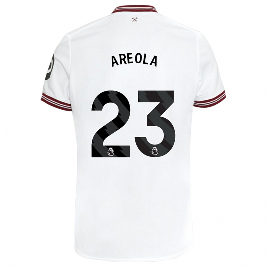 Niño Camiseta Alphonse Areola #23 Blanco 2ª Equipación 2023/24 La Camisa Perú