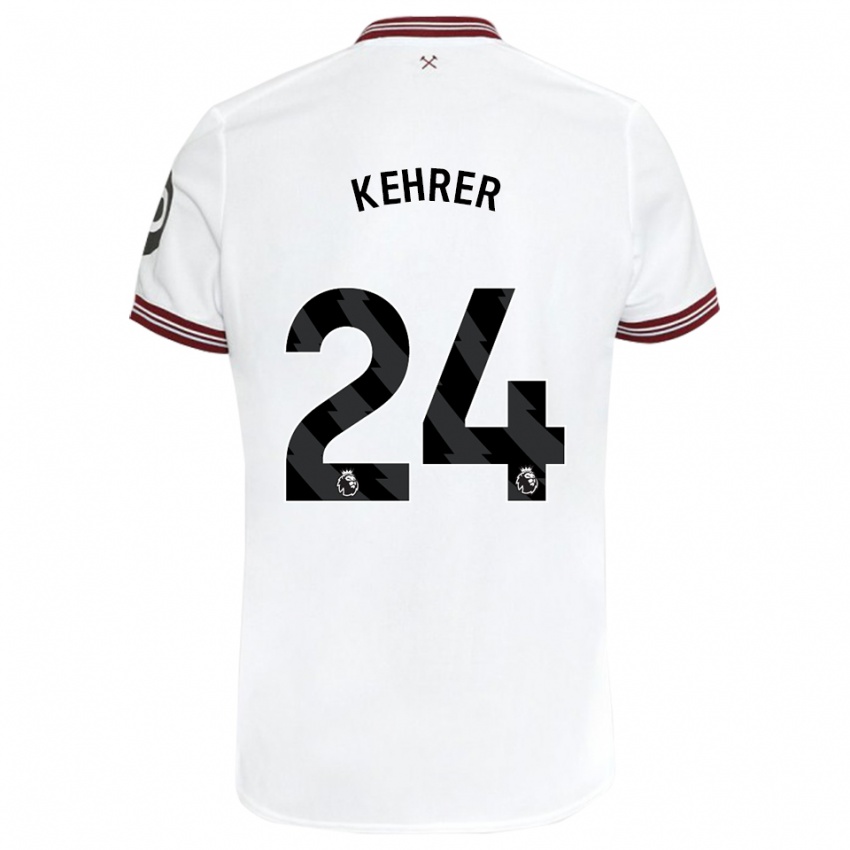 Niño Camiseta Thilo Kehrer #24 Blanco 2ª Equipación 2023/24 La Camisa Perú