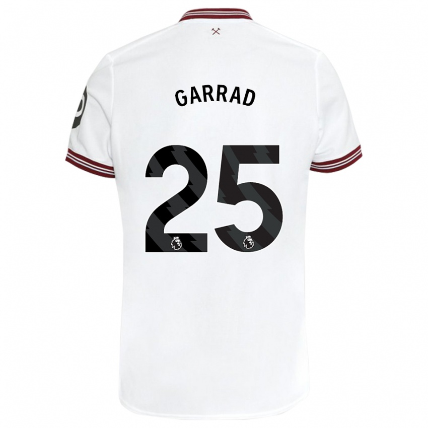 Niño Camiseta Grace Garrad #25 Blanco 2ª Equipación 2023/24 La Camisa Perú