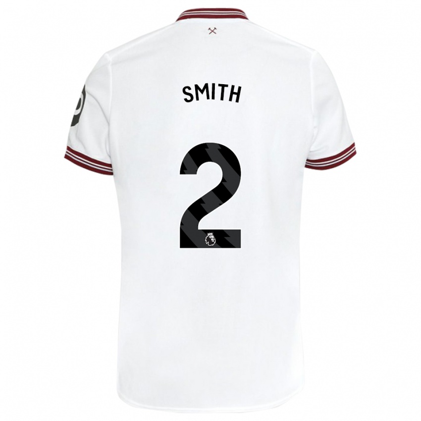 Niño Camiseta Kirsty Smith #2 Blanco 2ª Equipación 2023/24 La Camisa Perú