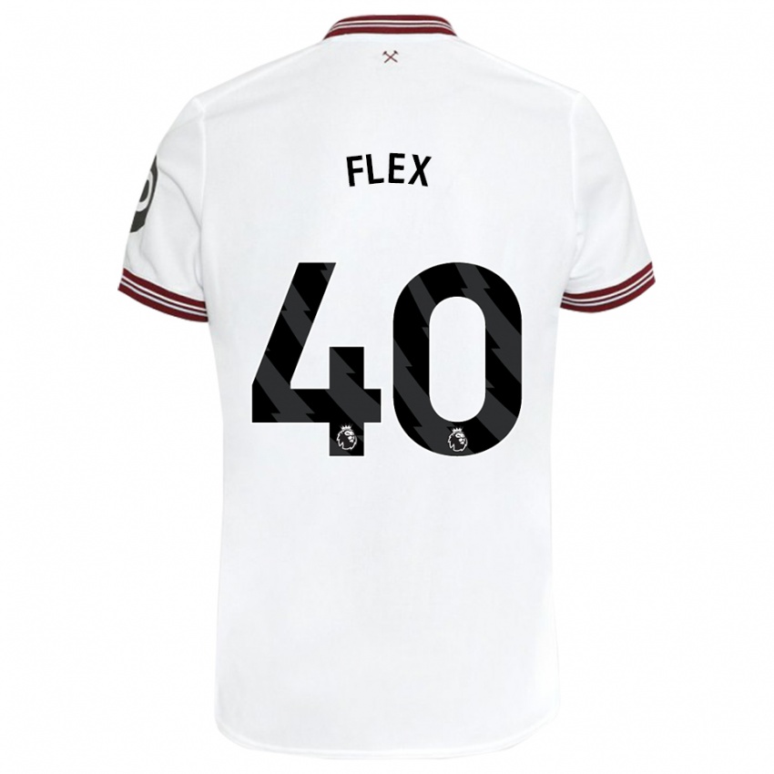 Niño Camiseta Armstrong Oko Flex #40 Blanco 2ª Equipación 2023/24 La Camisa Perú