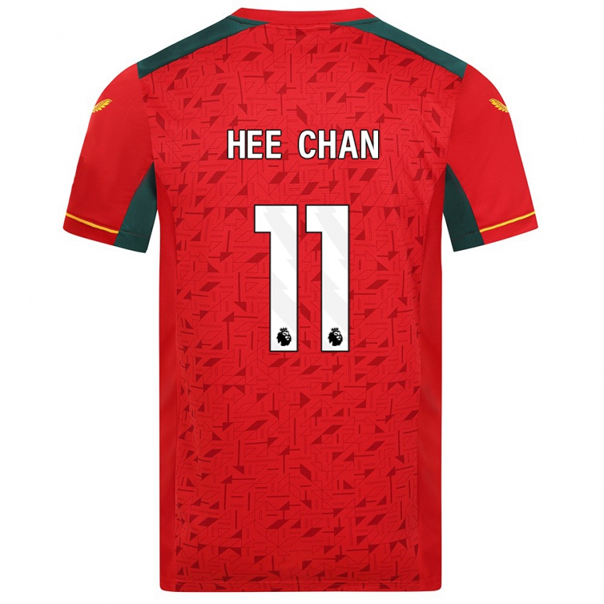 Niño Camiseta Hee-Chan Hwang #11 Rojo 2ª Equipación 2023/24 La Camisa Perú