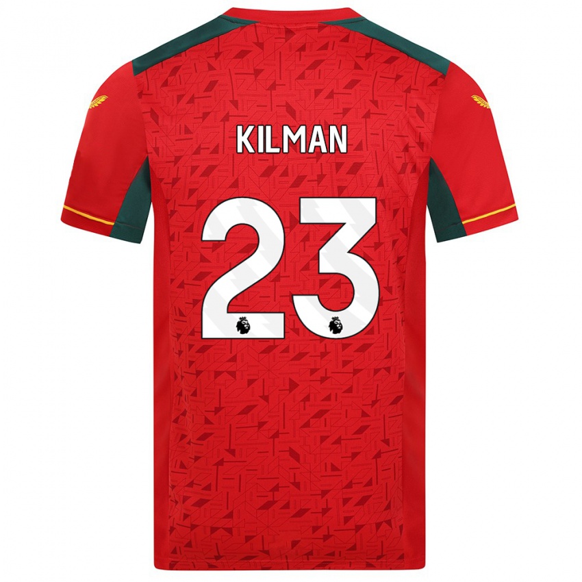 Niño Camiseta Max Kilman #23 Rojo 2ª Equipación 2023/24 La Camisa Perú