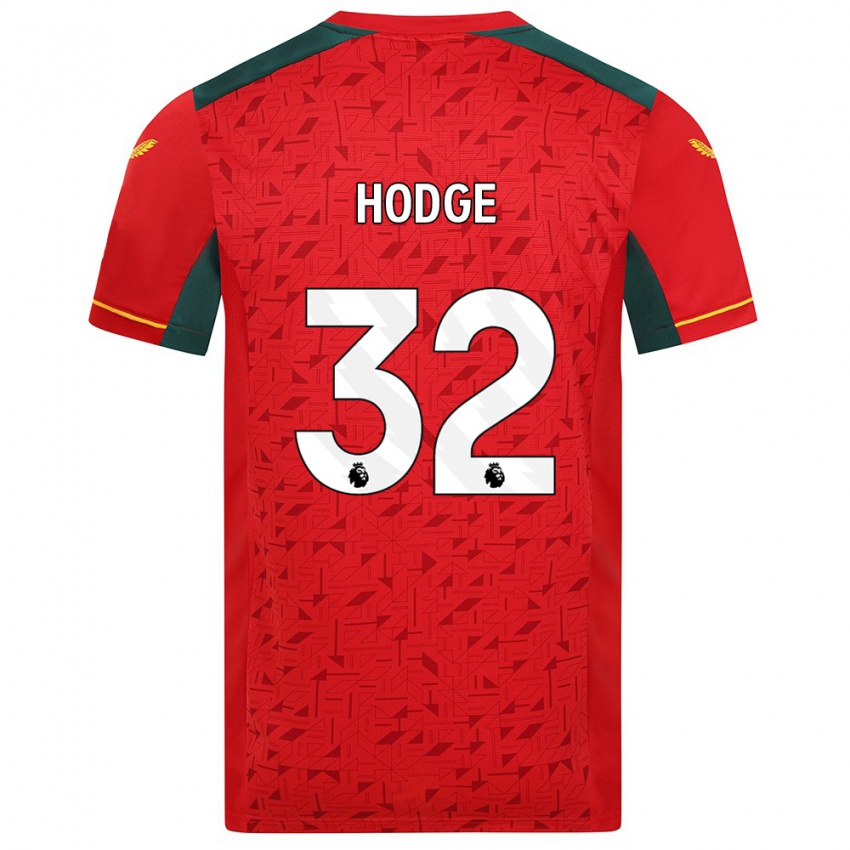 Niño Camiseta Joe Hodge #32 Rojo 2ª Equipación 2023/24 La Camisa Perú