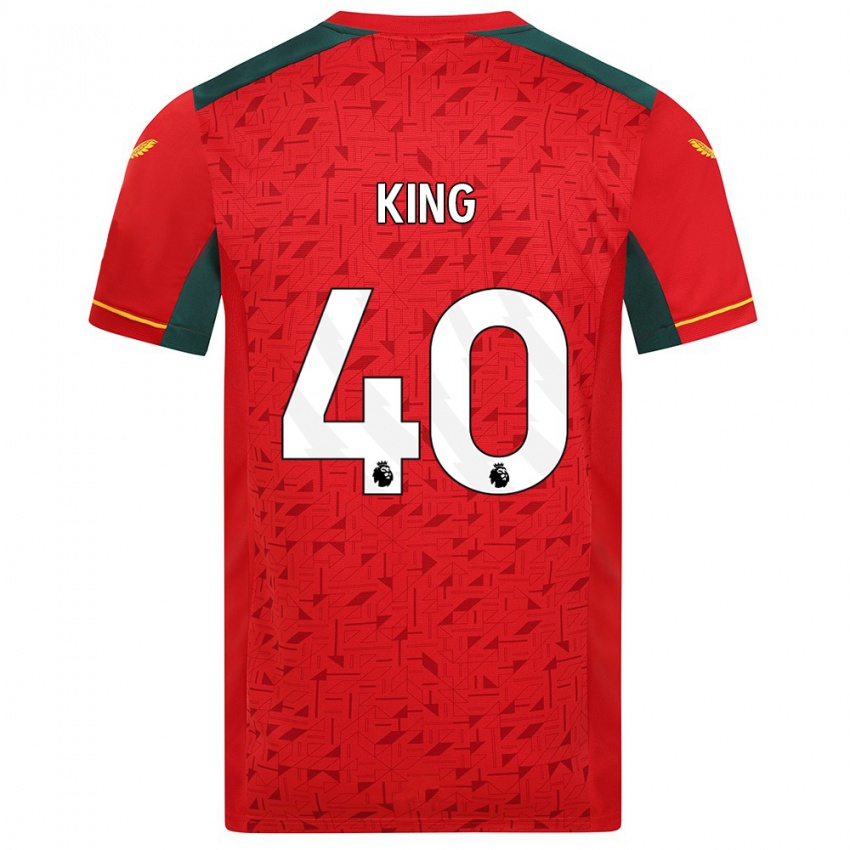 Niño Camiseta Tom King #40 Rojo 2ª Equipación 2023/24 La Camisa Perú