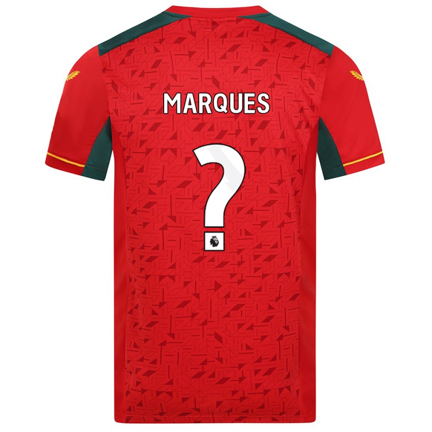 Niño Camiseta Christian Marques #0 Rojo 2ª Equipación 2023/24 La Camisa Perú