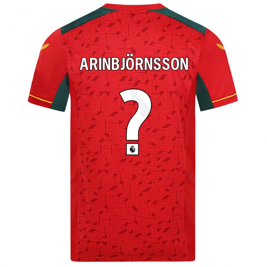 Niño Camiseta Pálmi Rafn Arinbjörnsson #0 Rojo 2ª Equipación 2023/24 La Camisa Perú