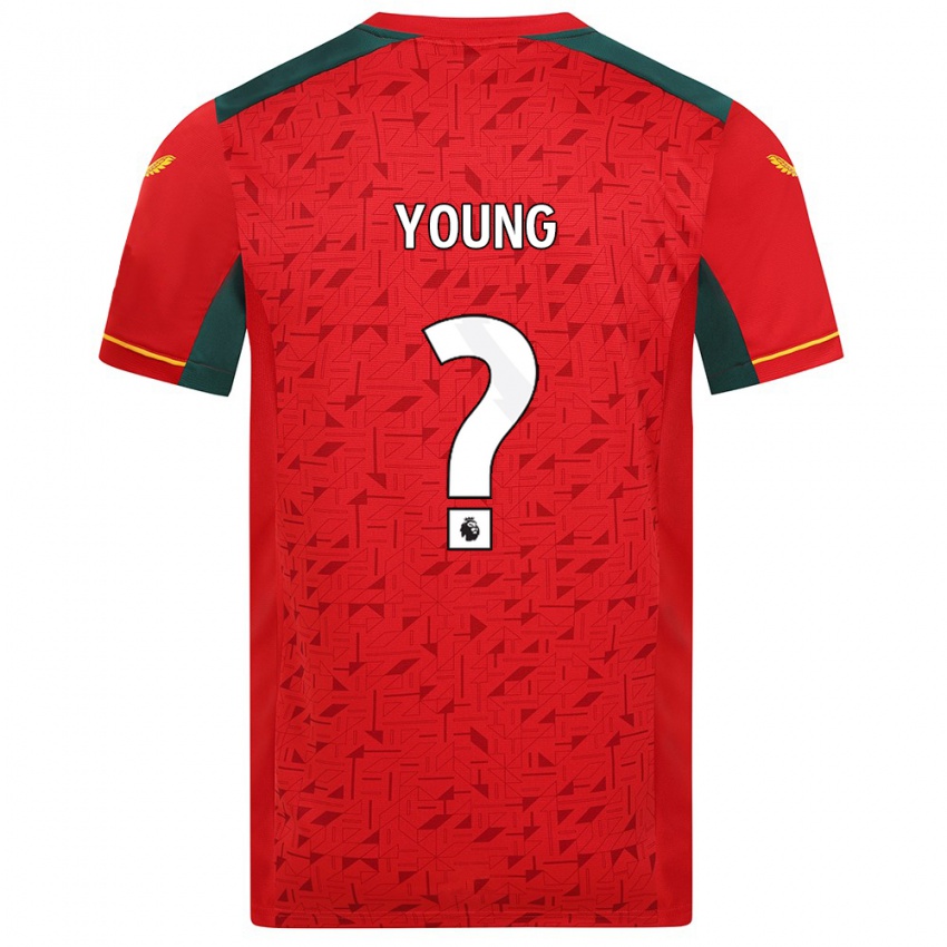 Niño Camiseta Joe Young #0 Rojo 2ª Equipación 2023/24 La Camisa Perú