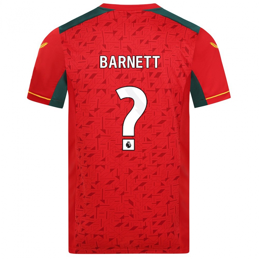 Niño Camiseta Ty Barnett #0 Rojo 2ª Equipación 2023/24 La Camisa Perú