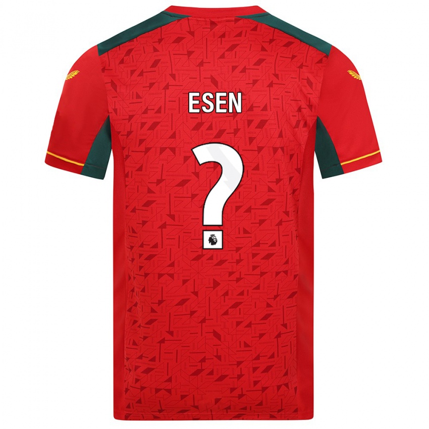 Niño Camiseta Josh Esen #0 Rojo 2ª Equipación 2023/24 La Camisa Perú