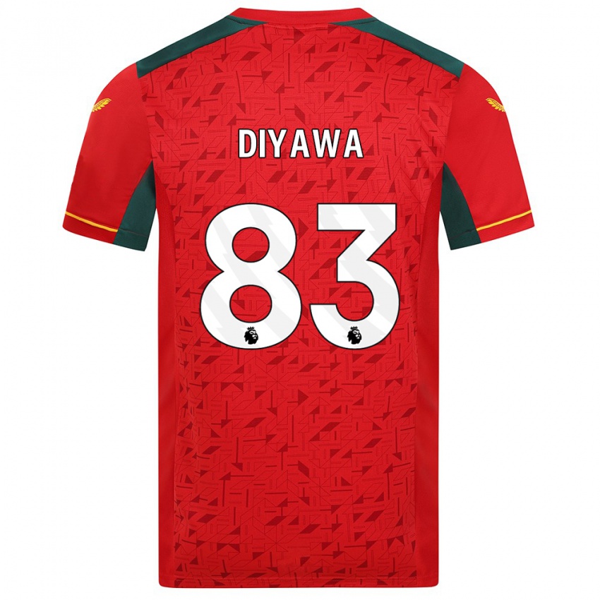 Niño Camiseta Aaron Keto-Diyawa #83 Rojo 2ª Equipación 2023/24 La Camisa Perú