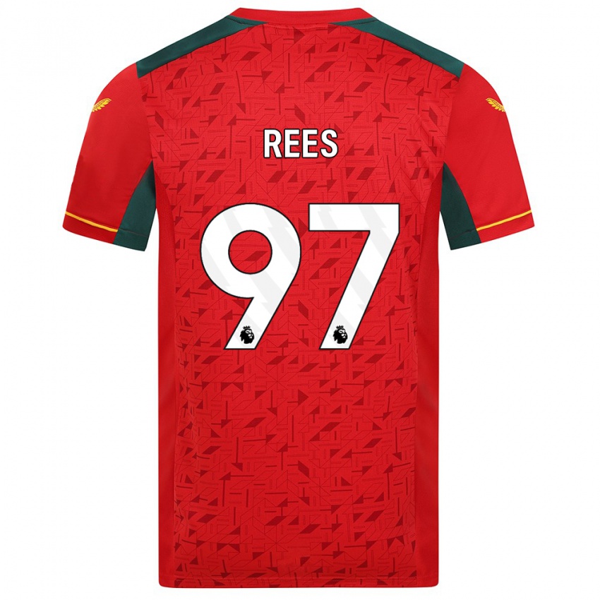 Niño Camiseta Mason Rees #97 Rojo 2ª Equipación 2023/24 La Camisa Perú