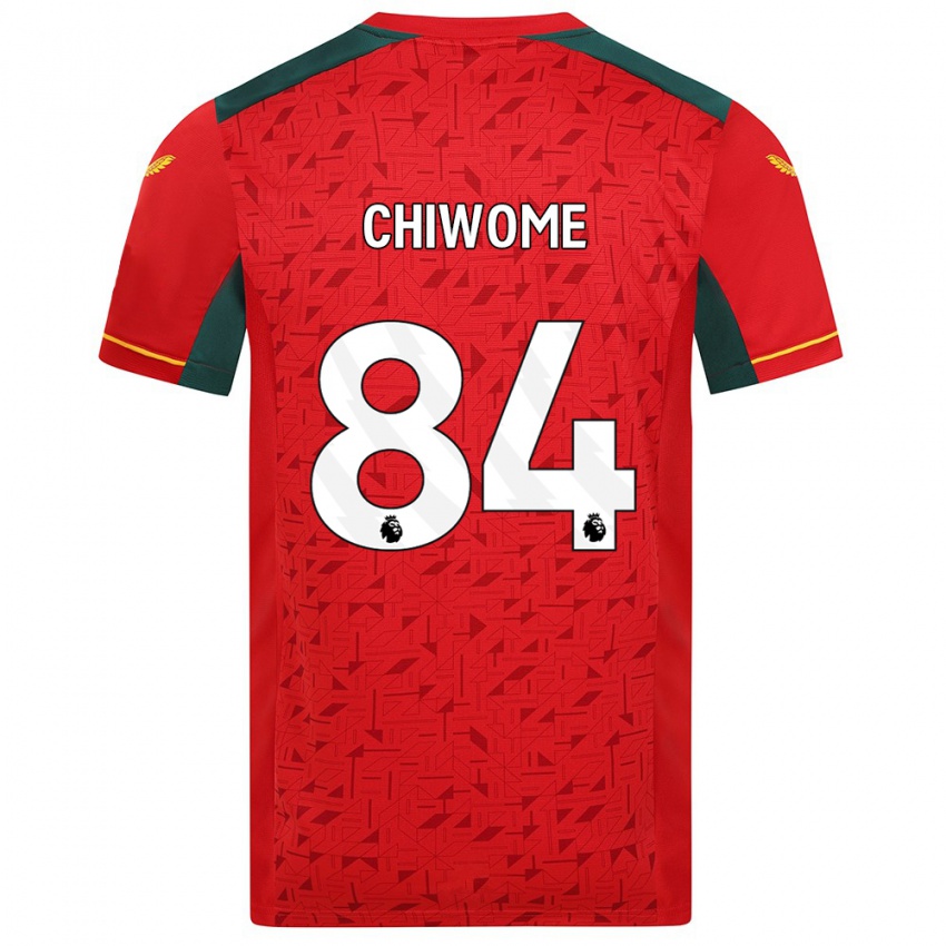 Niño Camiseta Leon Chiwome #84 Rojo 2ª Equipación 2023/24 La Camisa Perú