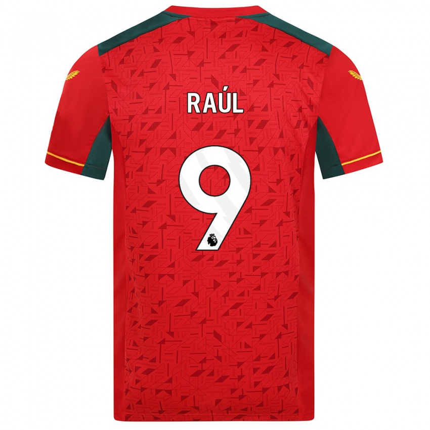 Niño Camiseta Raul Jimenez #9 Rojo 2ª Equipación 2023/24 La Camisa Perú