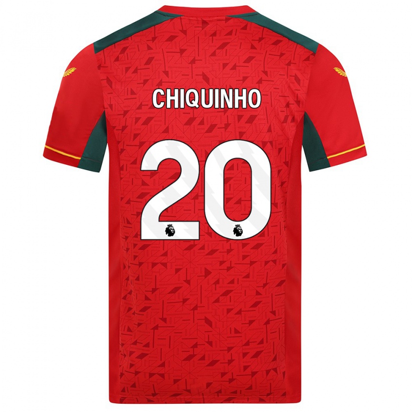 Niño Camiseta Chiquinho #20 Rojo 2ª Equipación 2023/24 La Camisa Perú