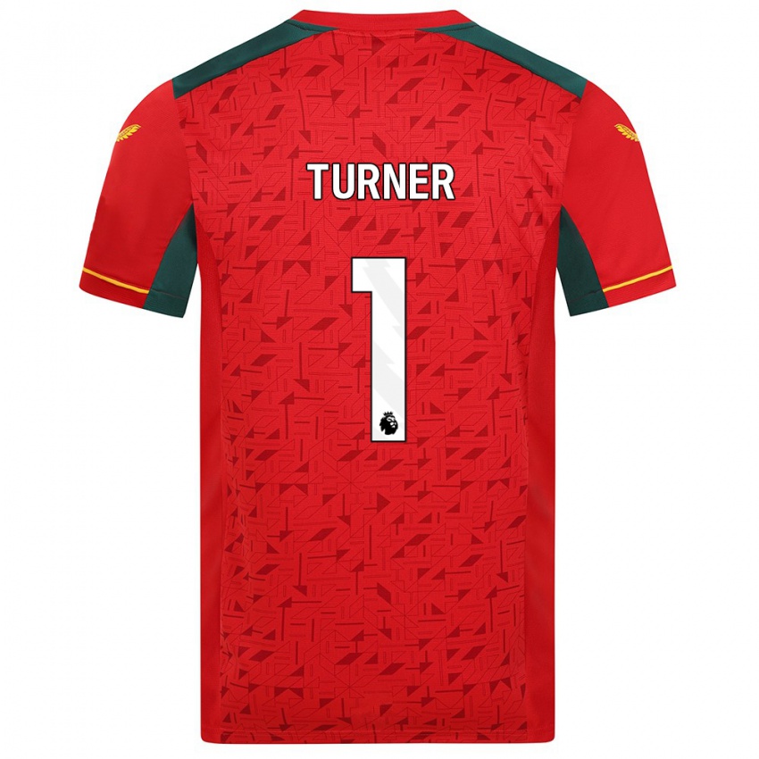 Niño Camiseta Shannon Turner #1 Rojo 2ª Equipación 2023/24 La Camisa Perú