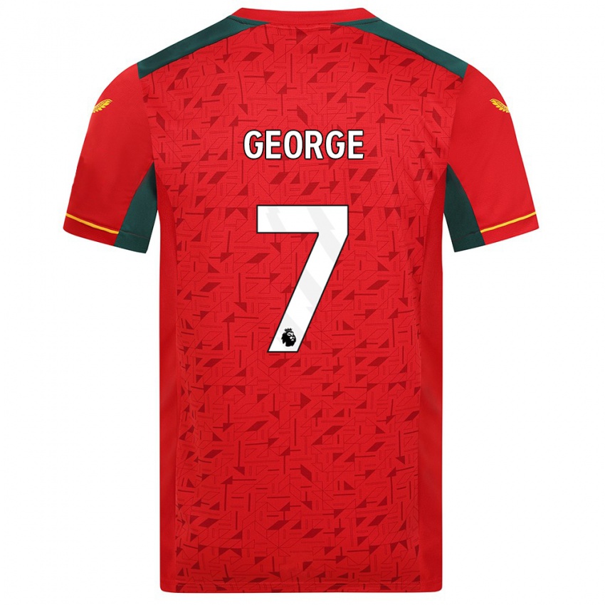 Niño Camiseta Tammi George #7 Rojo 2ª Equipación 2023/24 La Camisa Perú