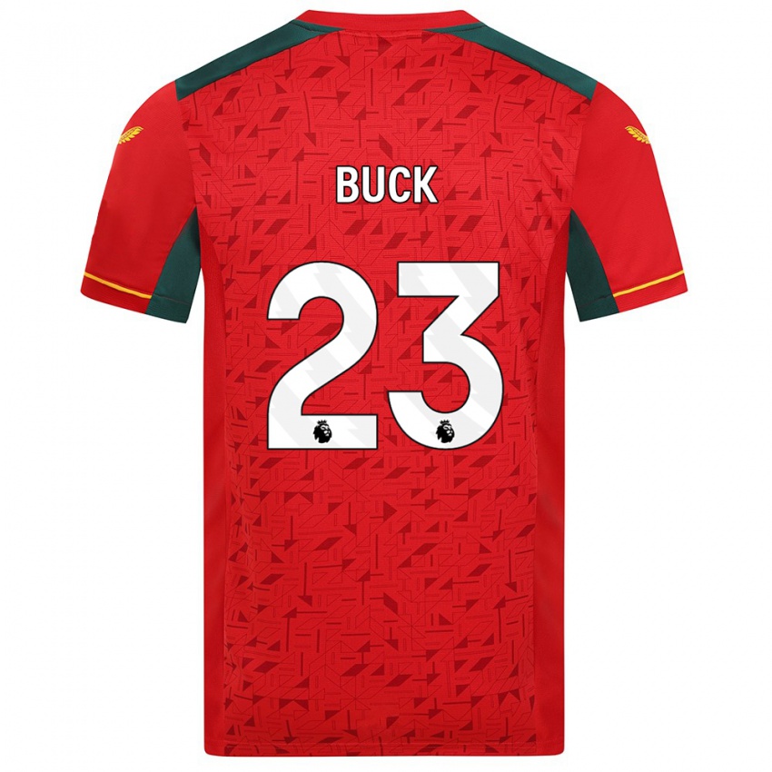 Niño Camiseta Alex Buck #23 Rojo 2ª Equipación 2023/24 La Camisa Perú