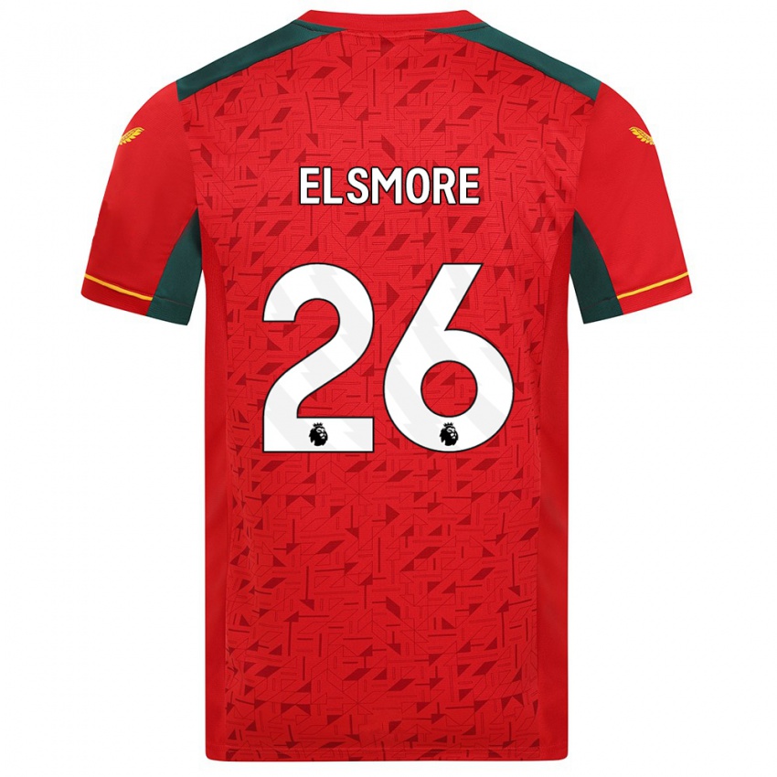 Niño Camiseta Ria Elsmore #26 Rojo 2ª Equipación 2023/24 La Camisa Perú