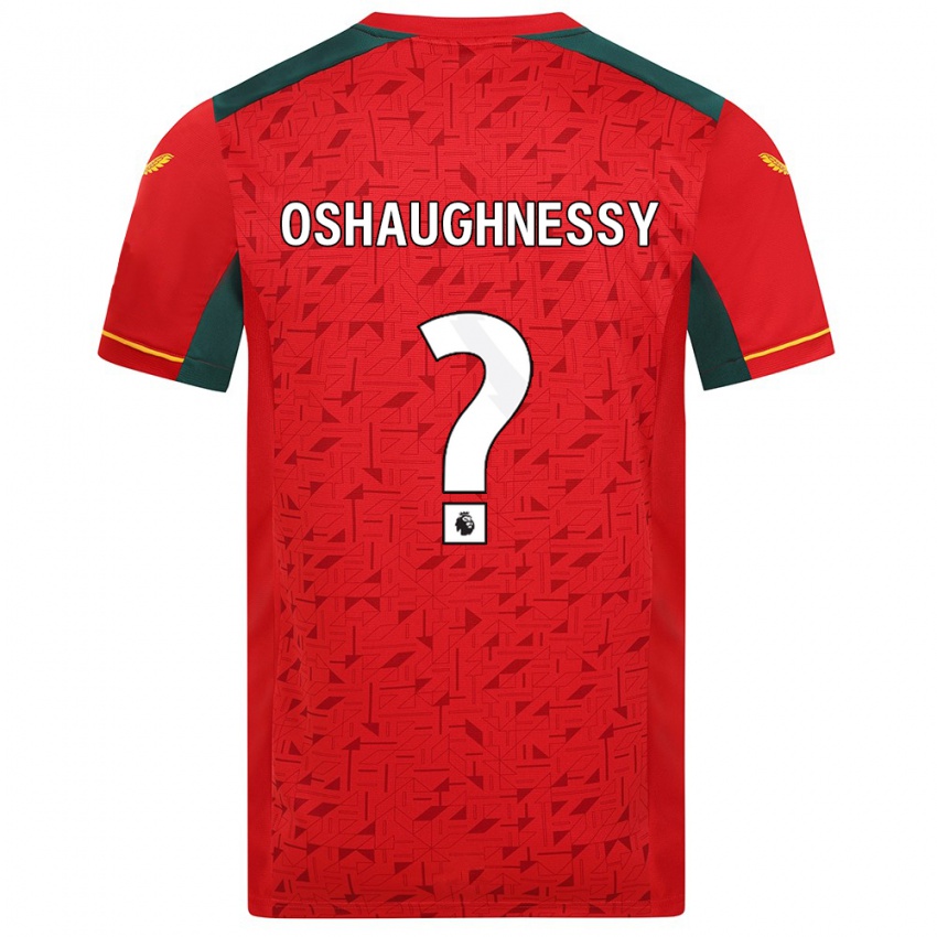 Niño Camiseta Joe Oshaughnessy #0 Rojo 2ª Equipación 2023/24 La Camisa Perú