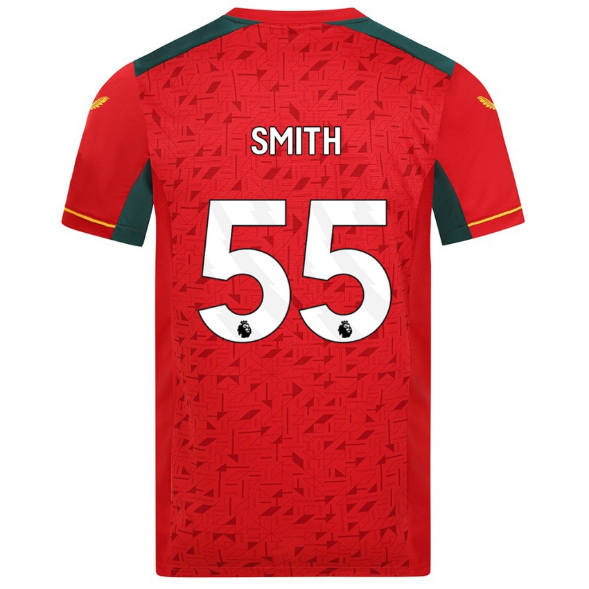 Niño Camiseta Jackson Smith #55 Rojo 2ª Equipación 2023/24 La Camisa Perú