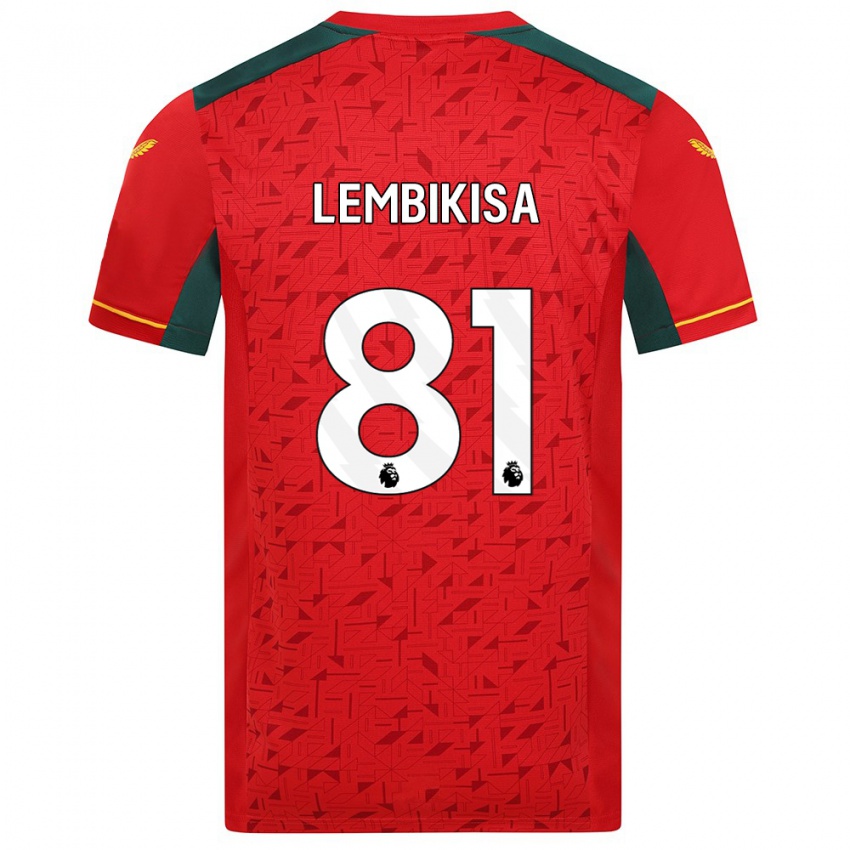 Niño Camiseta Dexter Lembikisa #81 Rojo 2ª Equipación 2023/24 La Camisa Perú