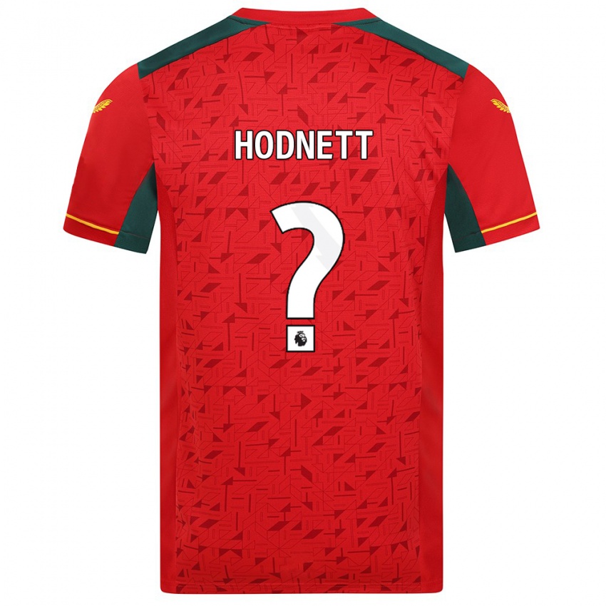 Niño Camiseta Jack Hodnett #0 Rojo 2ª Equipación 2023/24 La Camisa Perú