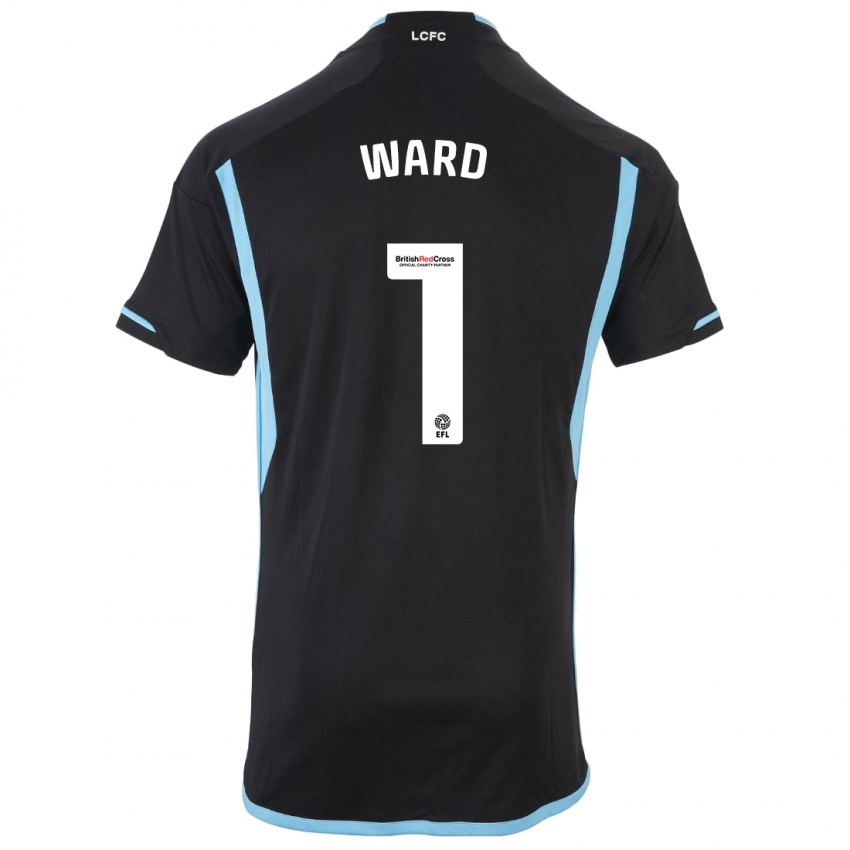 Niño Camiseta Danny Ward #1 Negro 2ª Equipación 2023/24 La Camisa Perú