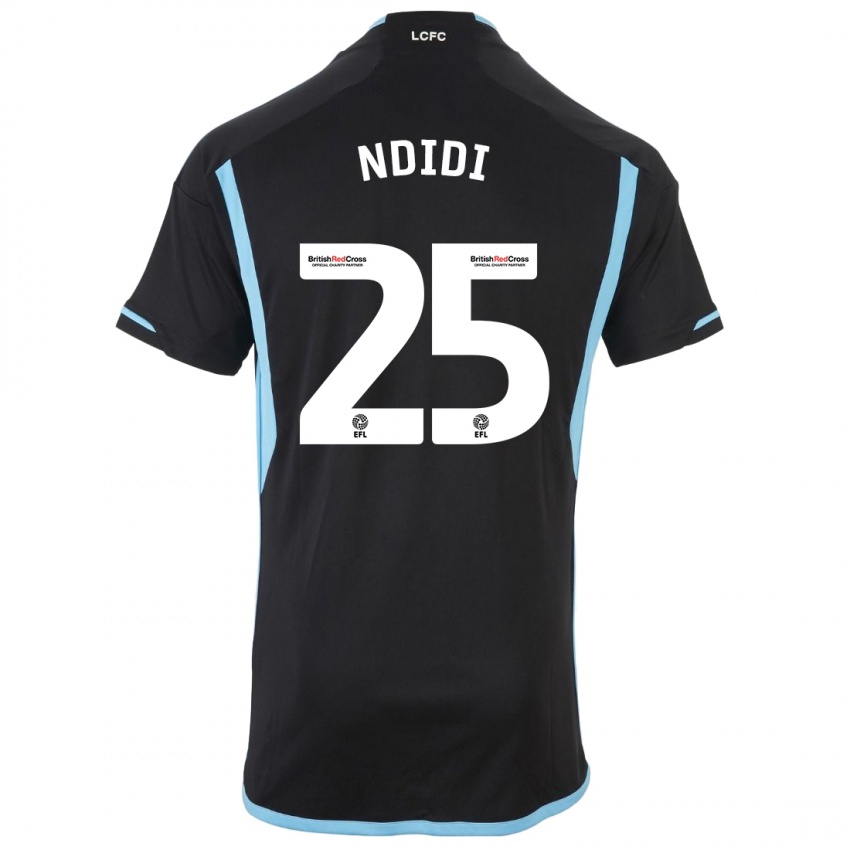 Niño Camiseta Wilfred Ndidi #25 Negro 2ª Equipación 2023/24 La Camisa Perú