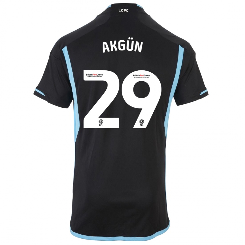 Niño Camiseta Yunus Akgün #29 Negro 2ª Equipación 2023/24 La Camisa Perú