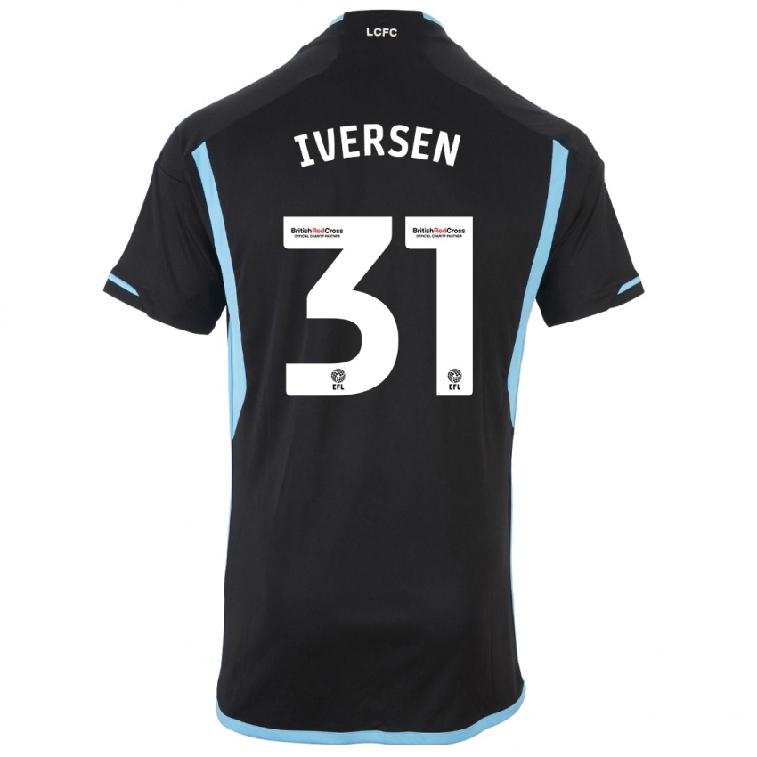 Niño Camiseta Daniel Iversen #31 Negro 2ª Equipación 2023/24 La Camisa Perú