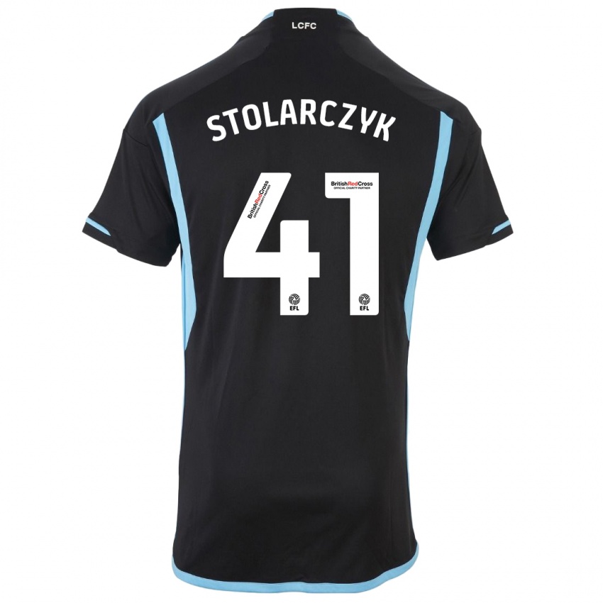 Niño Camiseta Jakub Stolarczyk #41 Negro 2ª Equipación 2023/24 La Camisa Perú