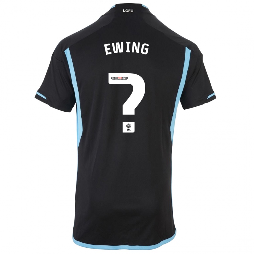 Niño Camiseta Oliver Ewing #0 Negro 2ª Equipación 2023/24 La Camisa Perú