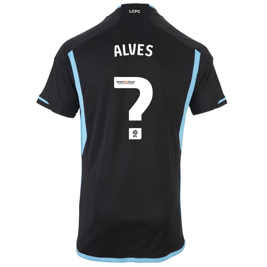 Niño Camiseta Will Alves #0 Negro 2ª Equipación 2023/24 La Camisa Perú