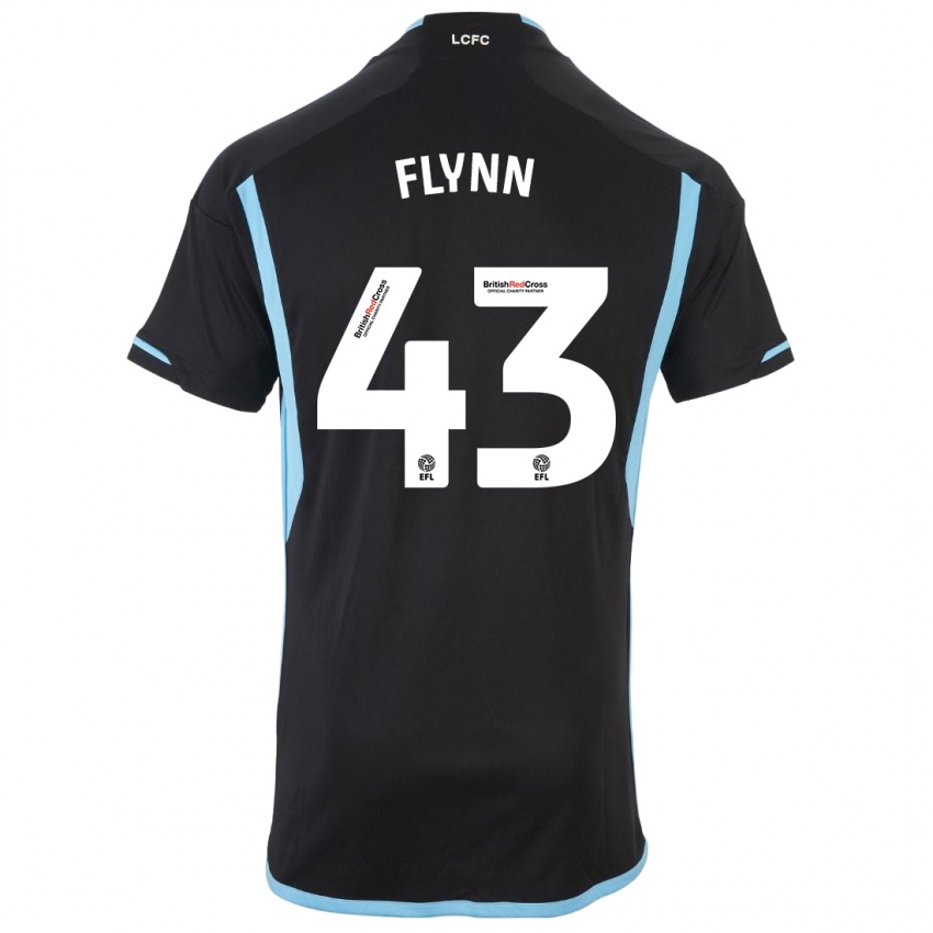 Niño Camiseta Shane Flynn #43 Negro 2ª Equipación 2023/24 La Camisa Perú