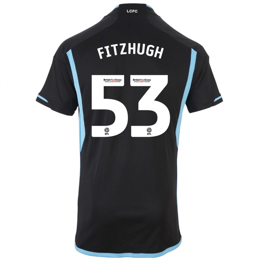 Niño Camiseta Ethan Fitzhugh #53 Negro 2ª Equipación 2023/24 La Camisa Perú