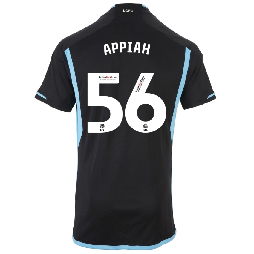 Niño Camiseta Paul Appiah #56 Negro 2ª Equipación 2023/24 La Camisa Perú