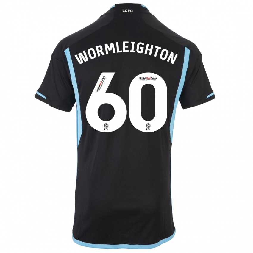 Niño Camiseta Joe Wormleighton #60 Negro 2ª Equipación 2023/24 La Camisa Perú