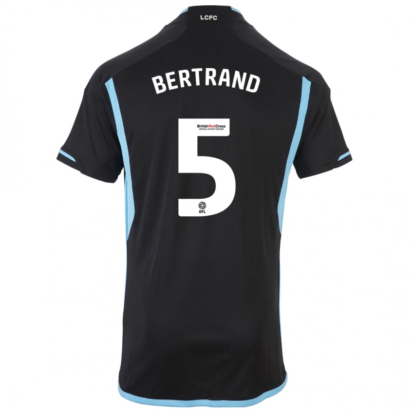 Niño Camiseta Ryan Bertrand #5 Negro 2ª Equipación 2023/24 La Camisa Perú