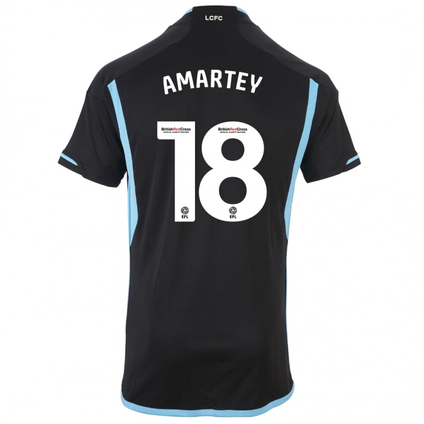 Niño Camiseta Daniel Amartey #18 Negro 2ª Equipación 2023/24 La Camisa Perú