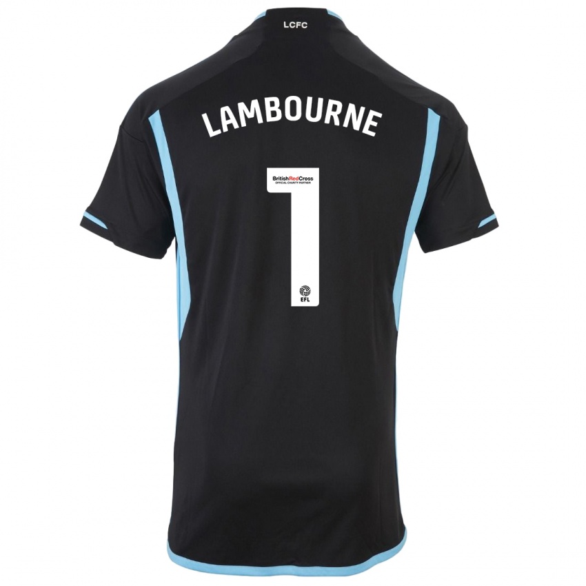 Niño Camiseta Demi Lambourne #1 Negro 2ª Equipación 2023/24 La Camisa Perú