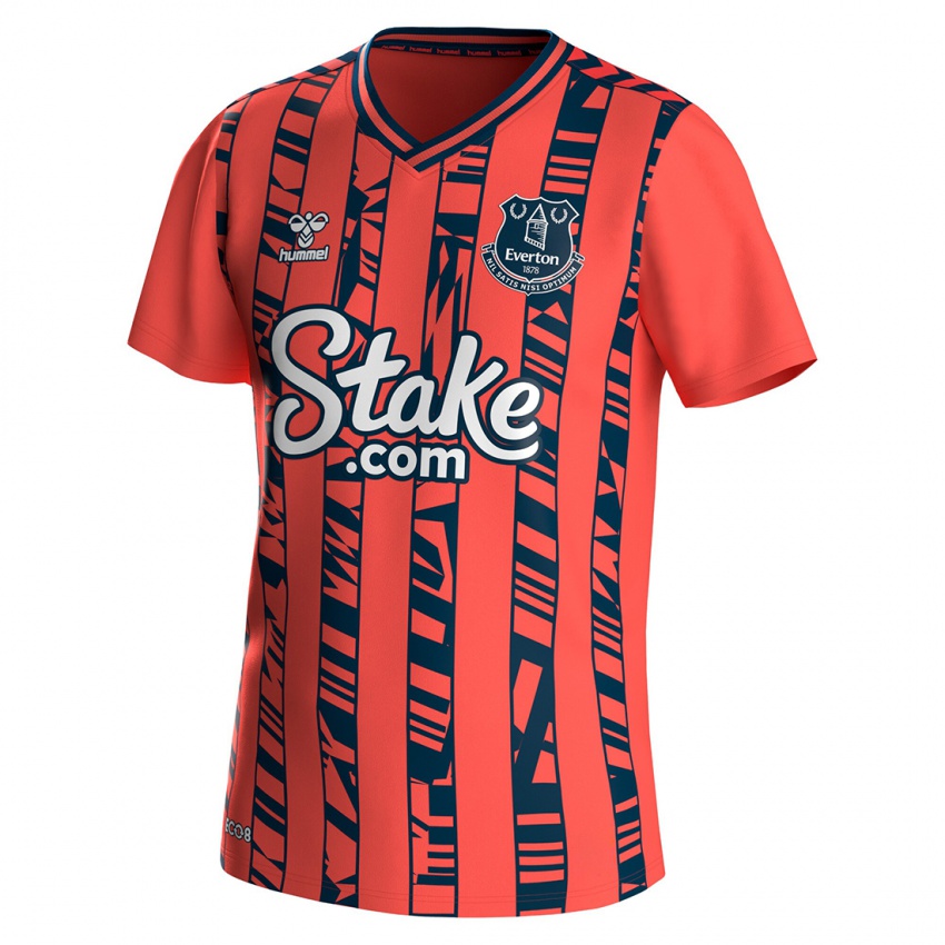 Niño Camiseta James Tarkowski #6 Coralino 2ª Equipación 2023/24 La Camisa Perú